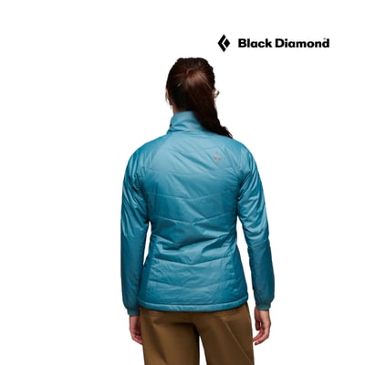 【Black Diamond】 Women's Solution 2.0 Jacket 女款保暖外套 PrimaLoft® 霧藍4